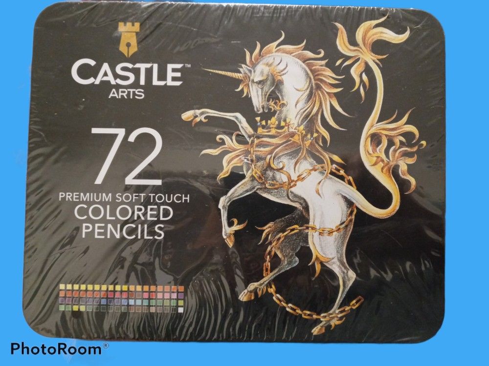 Castle Arts 72 Premium Soft Touch Colored pencils