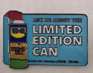 King of the Hill Cartoon WD40  Limited Edition Can  Pin.