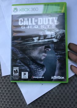 Xbox, Call Of Duty GHOSTS