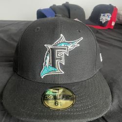 Florida Marlins Authentic Fitted Hat