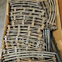 Vintage Train Tracks And Controllers 