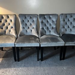 Elegant Gray Chairs