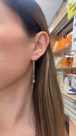 14k Dangling Earrings