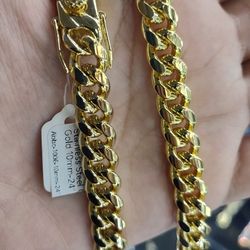 Cubin link chain necklace set