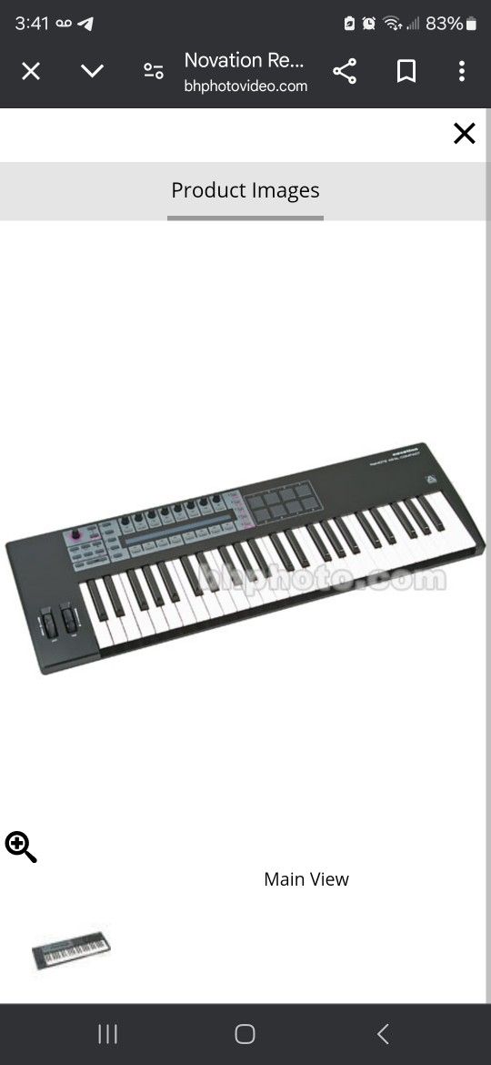 Novation remote 49SL compact keybord controller