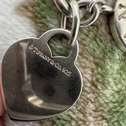 Authentic Tiffany And Co Heart Tag Choker 