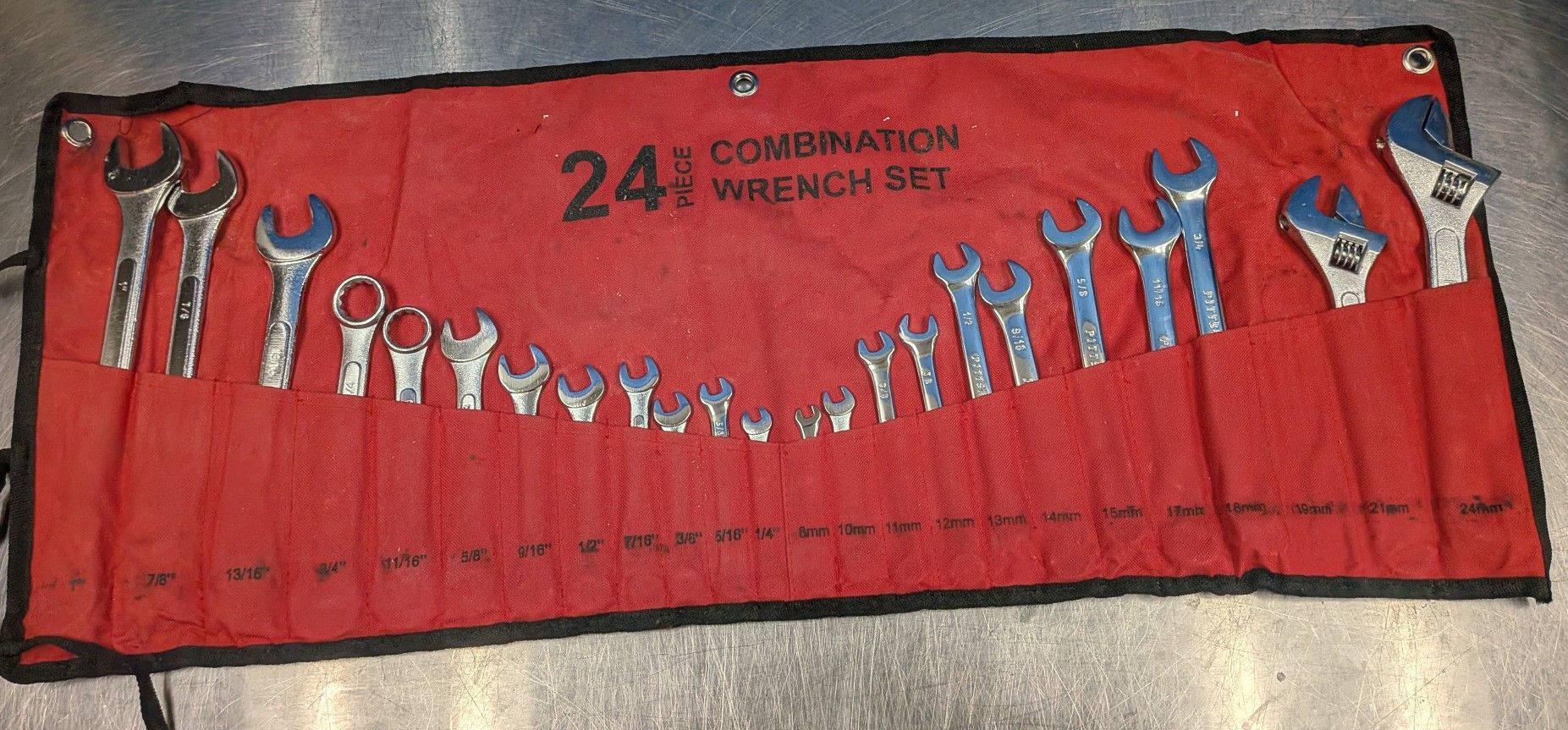 24 Combination Wrench Set