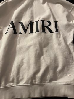 Amiri white hoodie streetwear