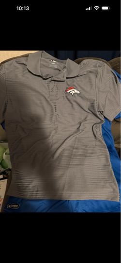 Denver Broncos Gray Polo Shirt