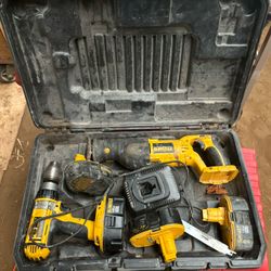 DeWalt 18V Drill And Sawzall