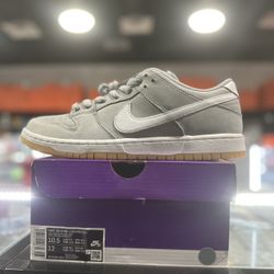 Nike SB Dunk Low Pro ISO Orange Label Wolf Grey Gum (Size 10.5)
