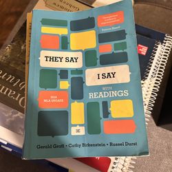 They Say I Say 3 Edition