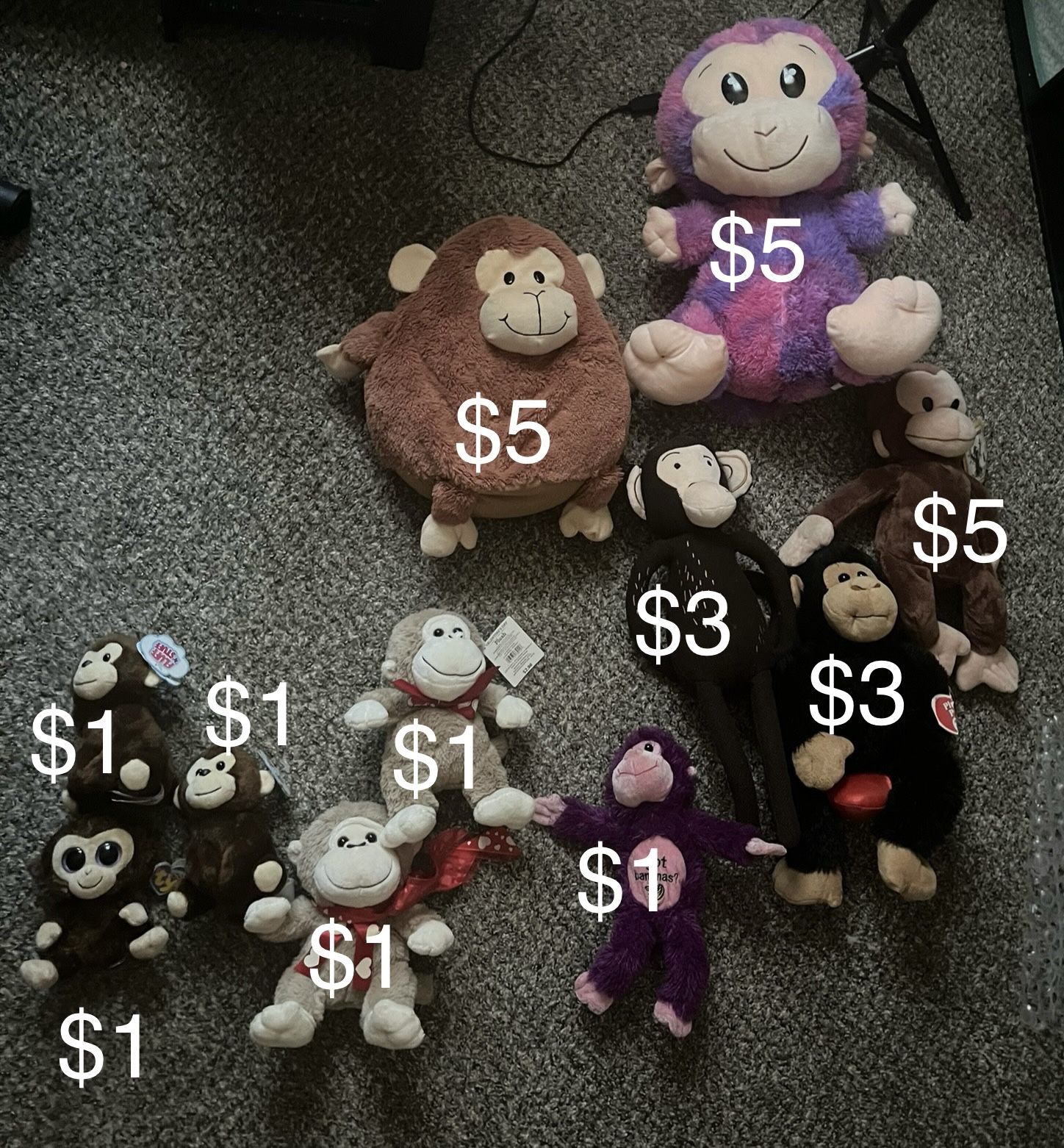 Stuffed Animals And Olafs (Read Description For Prices) 