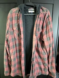 Flannel Shirt Jacket - M