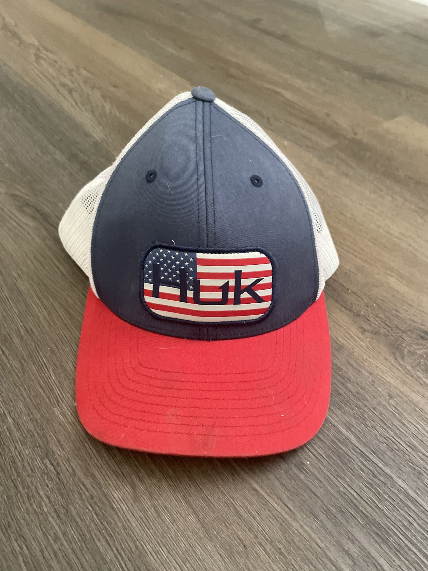 HUK SnapBack Flag Red White & Blue Hat