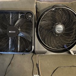 2 Box Fans 