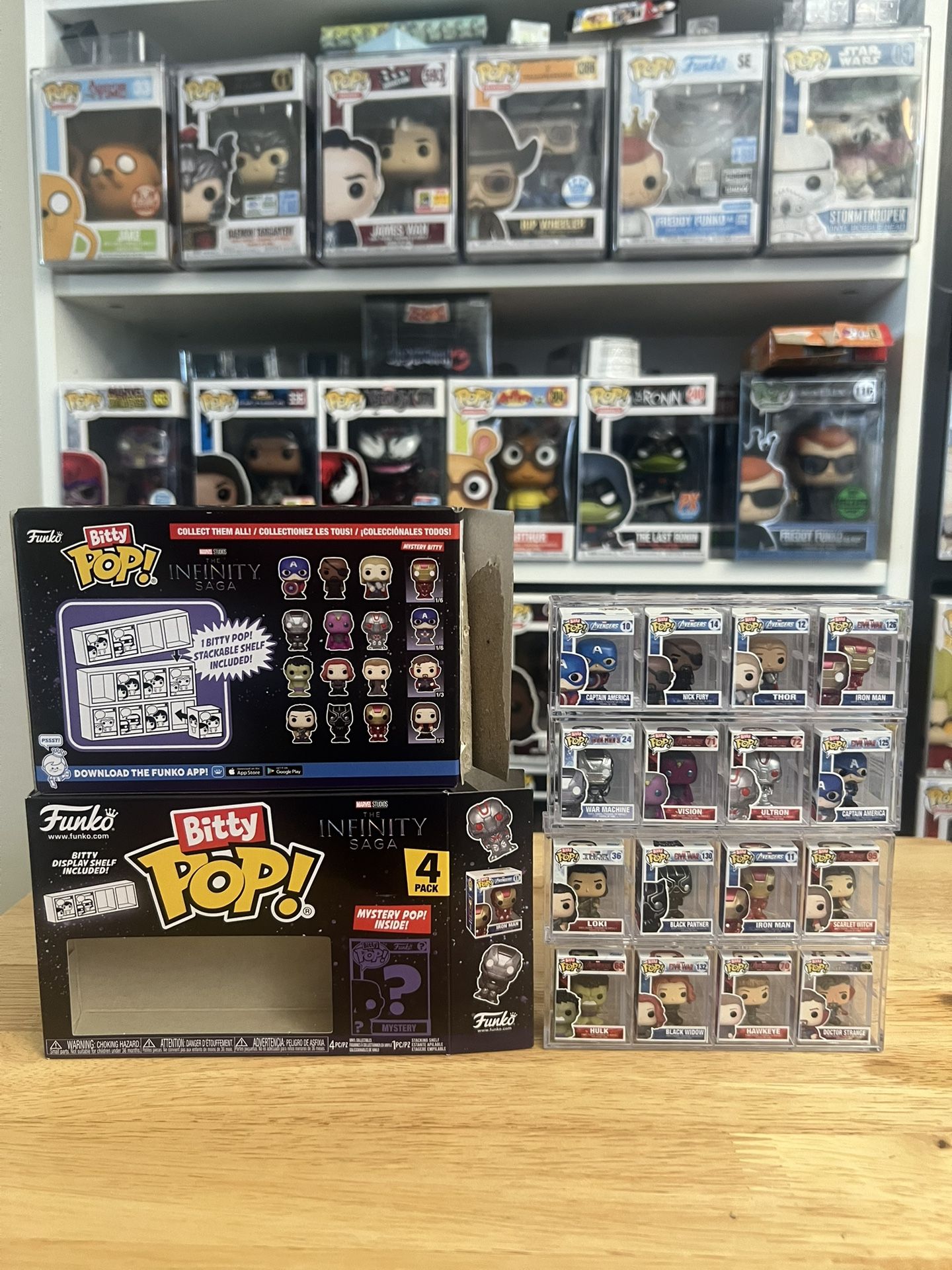 COMPLETE MULTIPACK SET BITTY Avengers Infinity Saga Marvel Funko Pops MCU Movies