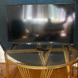 Roku tv And Table 