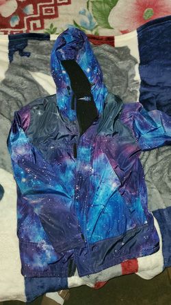 Galaxy windbreaker jacket
