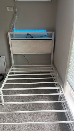 White Twin Bed Frame