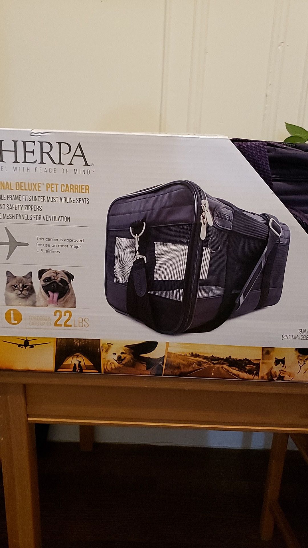 Sherpa pet carrier (3 available)