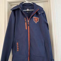 Chicago Bears Rain Jacket