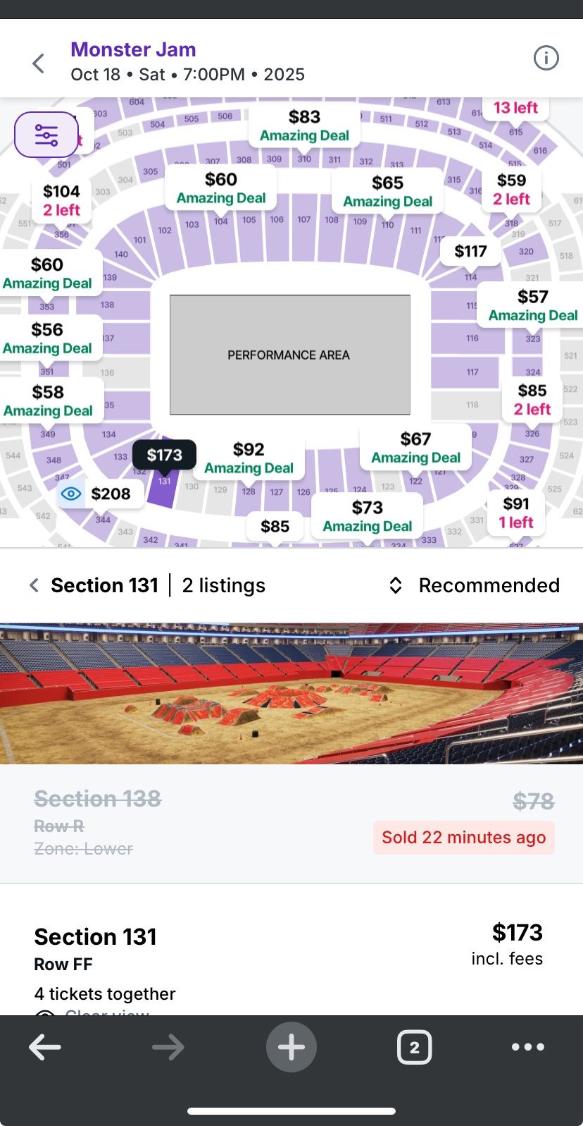 4 Tickets 100 Section Hmu Asap