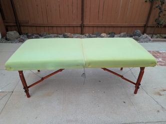 Massage table frame & memory foam