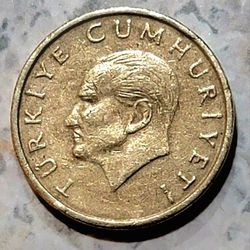Vintage 1996 Turkey 10 Bin Lira Coin
