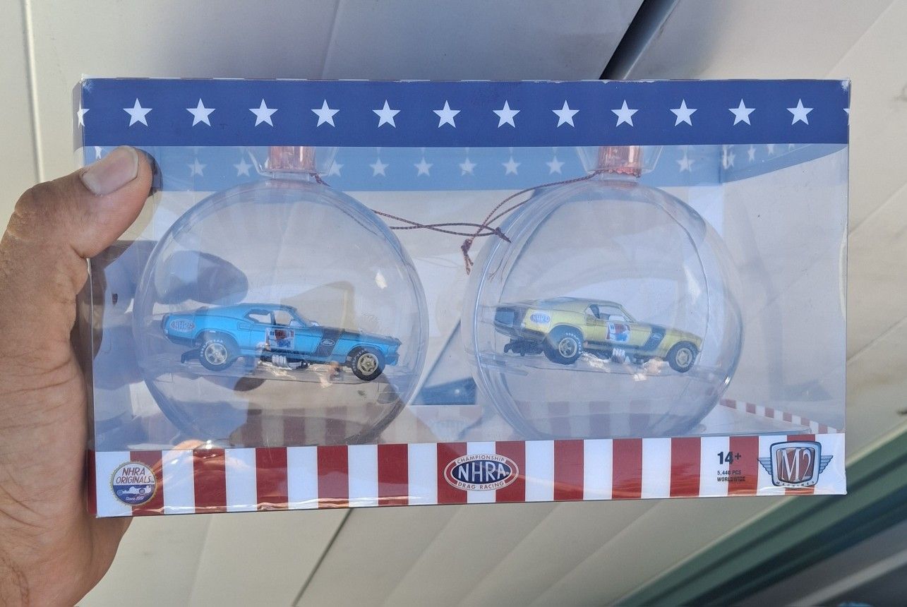 M2 Machines NHRA Snowglobes