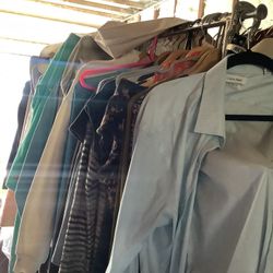 CLOTHING FOR MEN AND WOMAN AROUND 300 Pieces All For $300 Leather Jackets Great Condition SYLMAR 91342