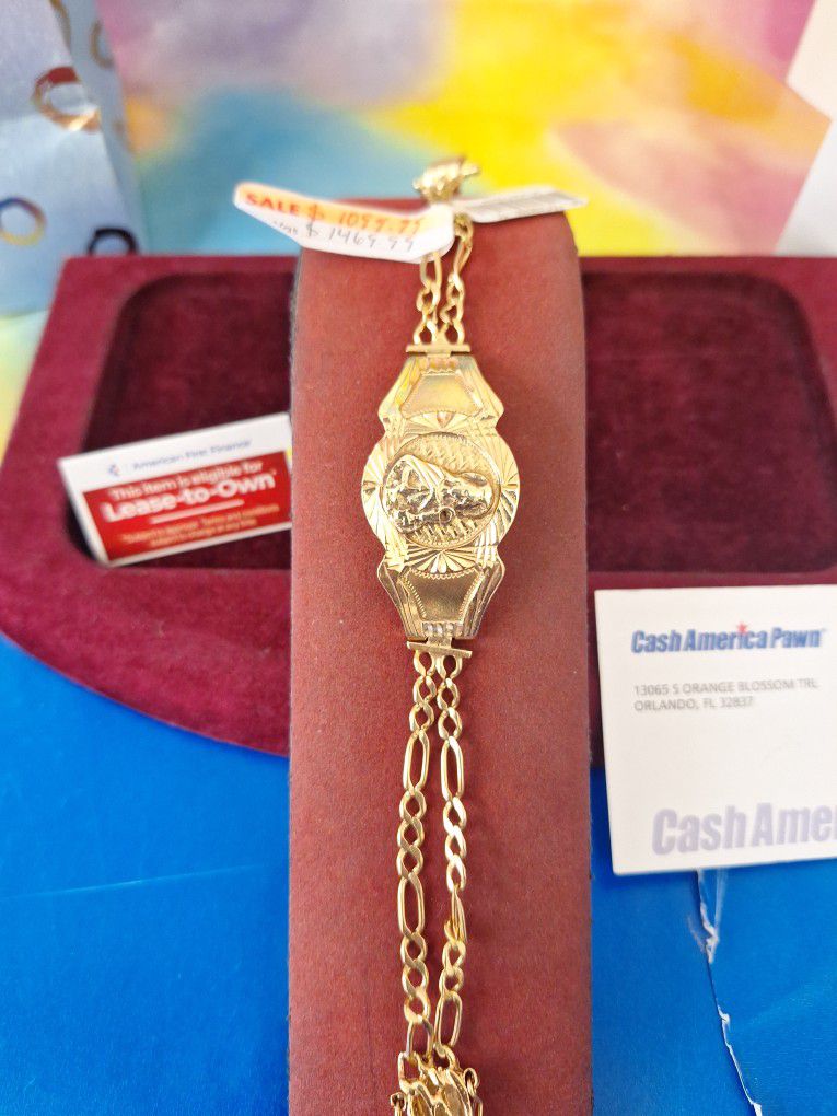 🔥✨️14k Religious Bracelet On Sale $1099.99✨️🔥
