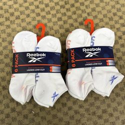 NWT Reebok Women Performance Low Cut Socks 12 Pairs