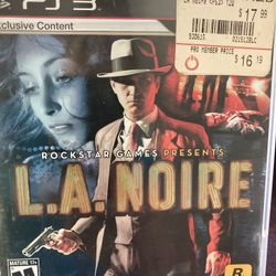 PS3 L. A. Noire
