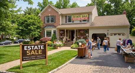 state Sale – June 20 & 21 | 8:00 AM – 5:00 PM - 39 Wingate Drive, Livingston, NJ