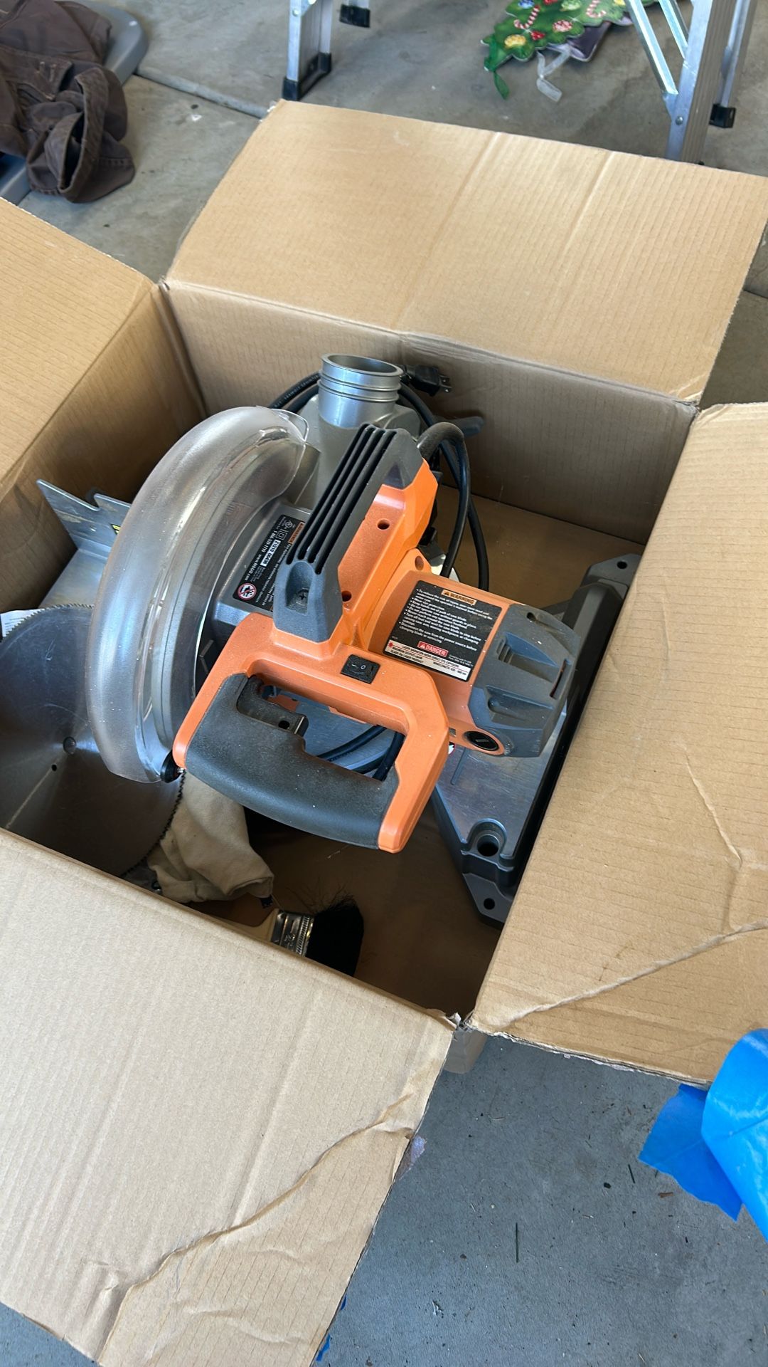 10in Ridgid Compound Miter Saw with Laser