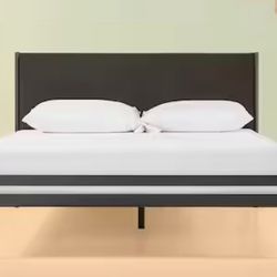 King Size Sturdy Bed Frame With Headboard 
