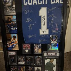 Custom Framed Kentucky Wildcats Autograph Lot Please Read Full Description
