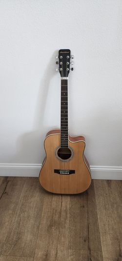 Ameritone 41" Cutaway Dreadnought Acoustic Guitar.