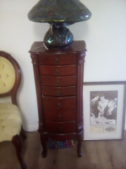 Jewelry Cabinet. With Drawers.