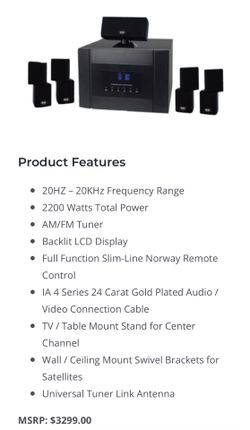 Brooks Audio Surround Sound System