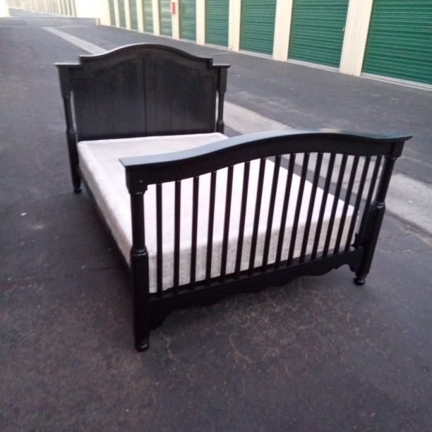 FULL BED FRAME WITH BOX SPRING