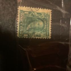Green One Cent Stamps