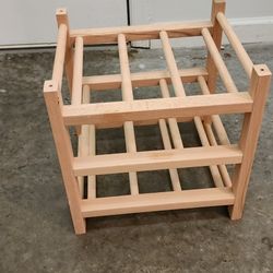 IKEA wood wine rack