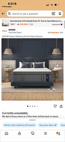 Queen 12inch hybrid mattress