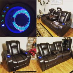 Power reclining sofa love seat or recliner starting @ $1199 $39 Down no credit Check financing