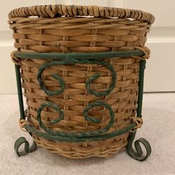 Vintage Basket Decor 