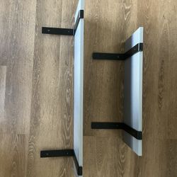 Grey Floating Shelves