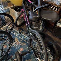 Adult Tricycle Specialized Pink And Black Bicycle