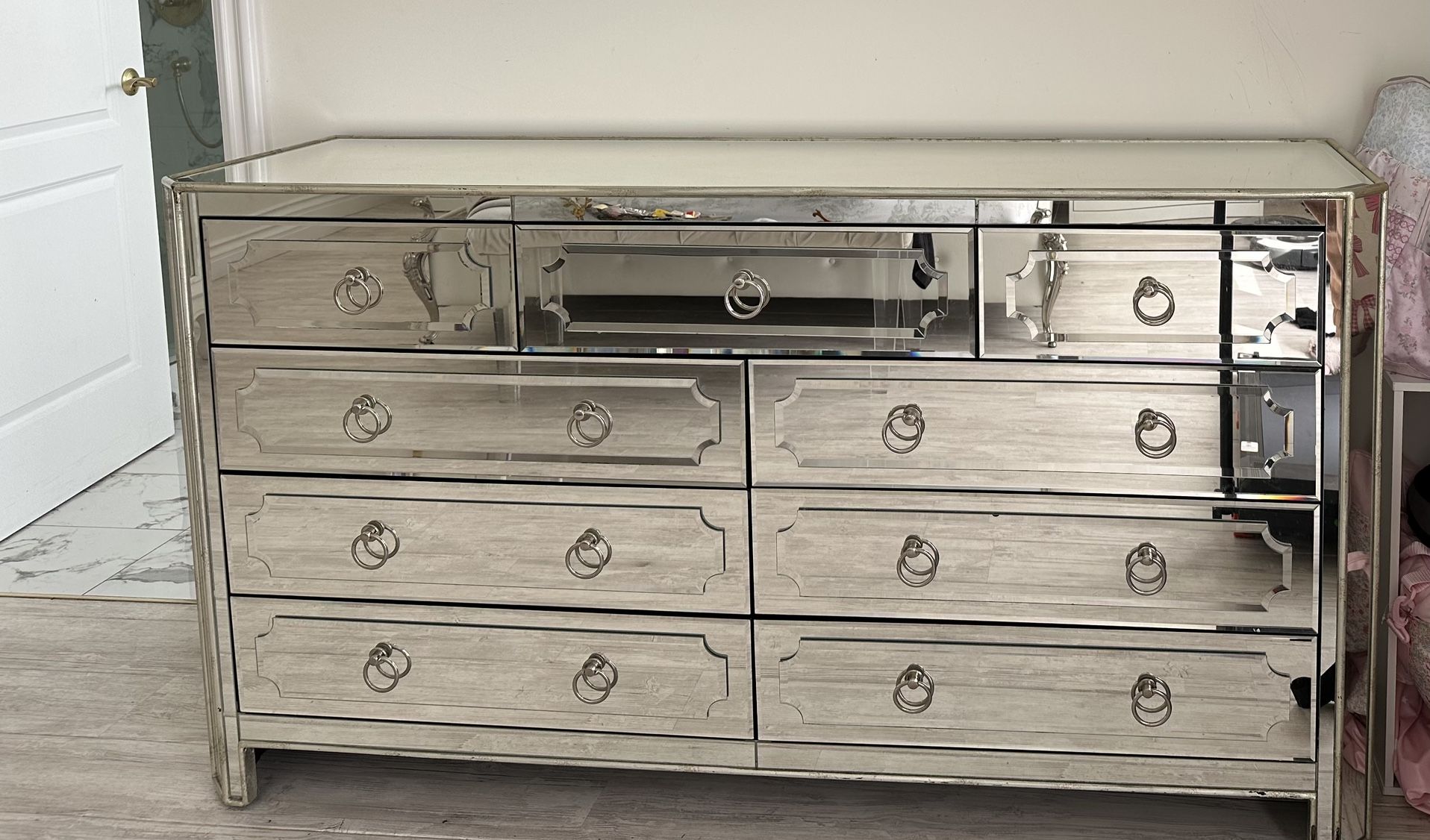 Zgallerie Mirror 9 Drawer Dresser 